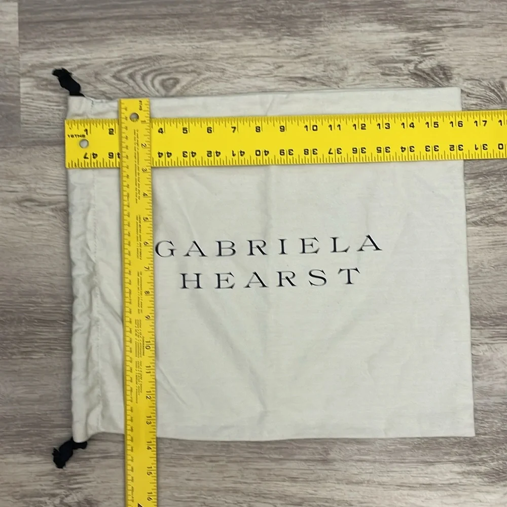 Gabriela Hearst Off White with Navy Blue Letters Dust Bag Approximately 16